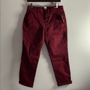 Cranberry Coloured Girlfriend Khaki Sz 6